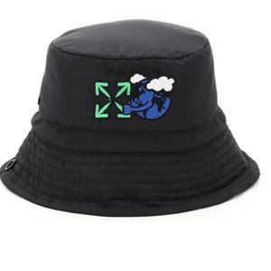 Off-White c/o Virgil Abloh Black for Nature Bucket Hat One Size